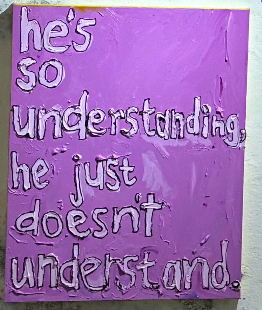 He’s so understanding, blah blah blah